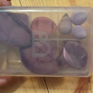 Purple Makeup Sponge Set